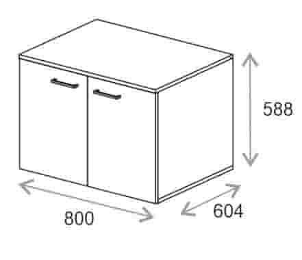 Тумба для оргтехники Everprof EVO Арт.254т003 (800х604×588) Тумба для оргтехники Everprof EVO Арт.254т003 (800х604×588)