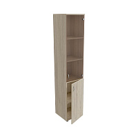 Шкаф узкий с бронз.стеклом Арт. ЛФ219 (400х406х2000)