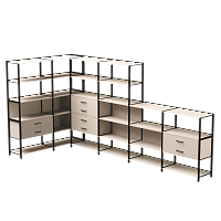Набор стеллажных систем №18 Everprof EVO (1635x3630x1840)