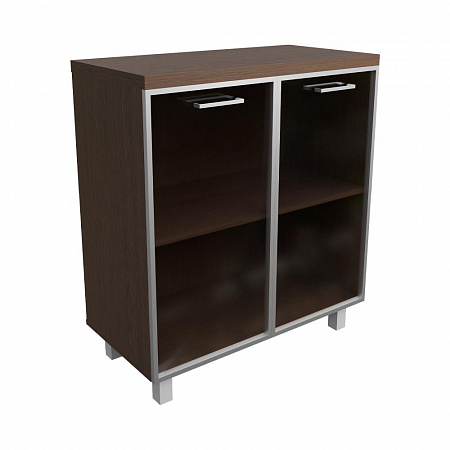 Креденция 2 двери со стеклом(бронза) ПР502 (800х400х900) Креденция 2 двери со стеклом(бронза) ПР502 (800х400х900)