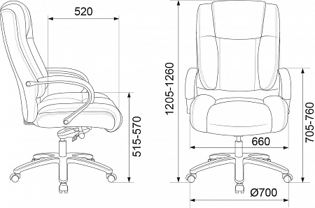 Бюрократ T-9925SL fabric Бюрократ T-9925SL fabric