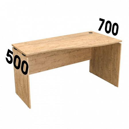 Стол криволинейный СК140(70)R (1400х700/500х750)