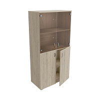 Шкаф низкий с бронз. стеклом ЛФ223 (800х406х1610)