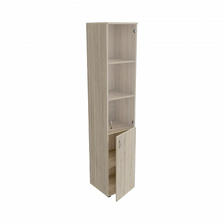 Шкаф узкий с прозр. стеклом ЛФ219 (400х406х2000) Шкаф узкий с прозр. стеклом ЛФ219 (400х406х2000)