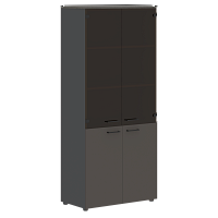 Шкаф комбинированный со стеклом JHC 85.2 (856х452х1949)