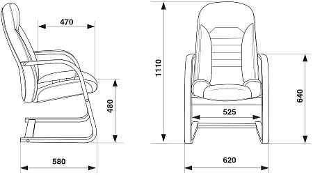 Бюрократ T-9923WALNUT-AV Бюрократ T-9923WALNUT-AV